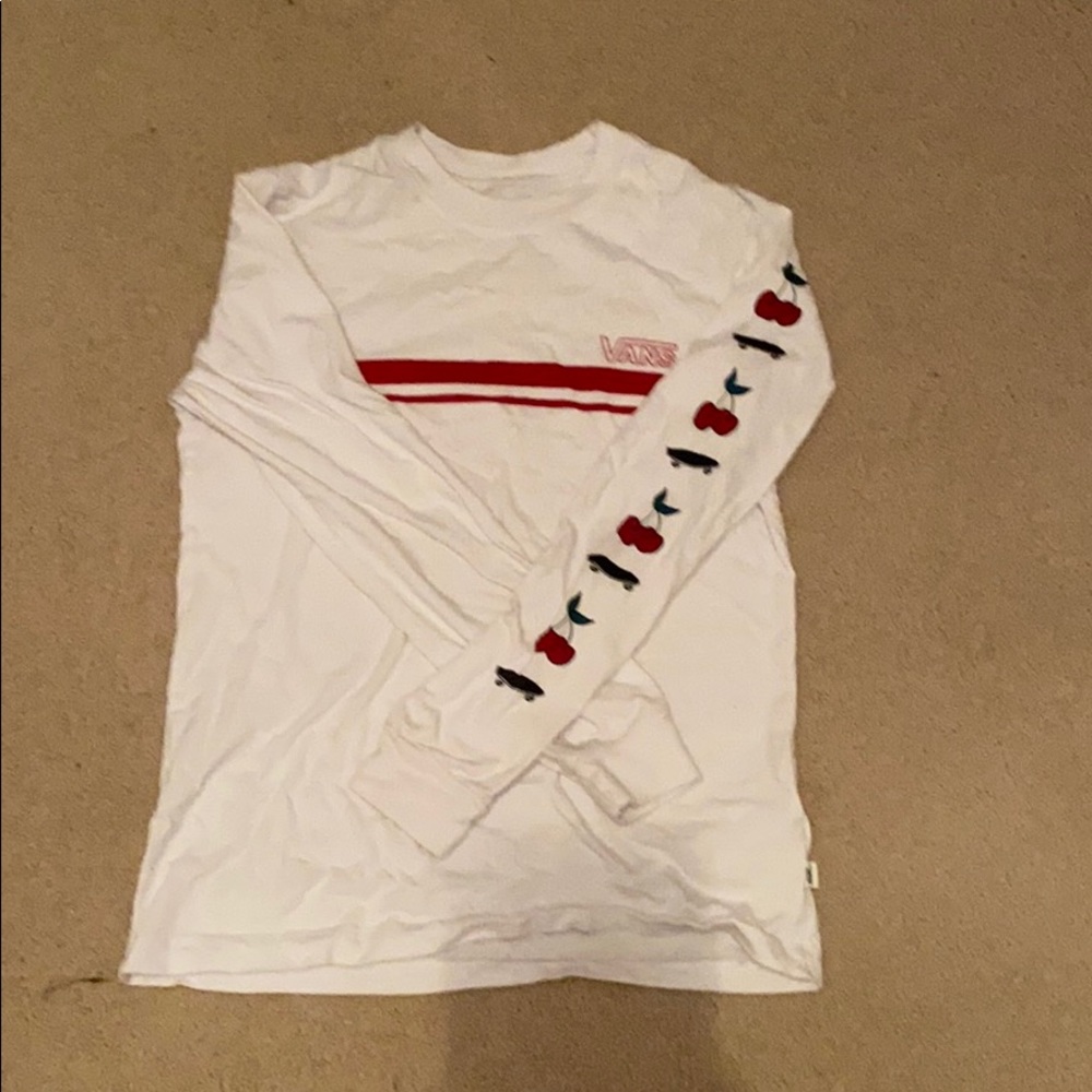 vans cherry skateboard shirt
